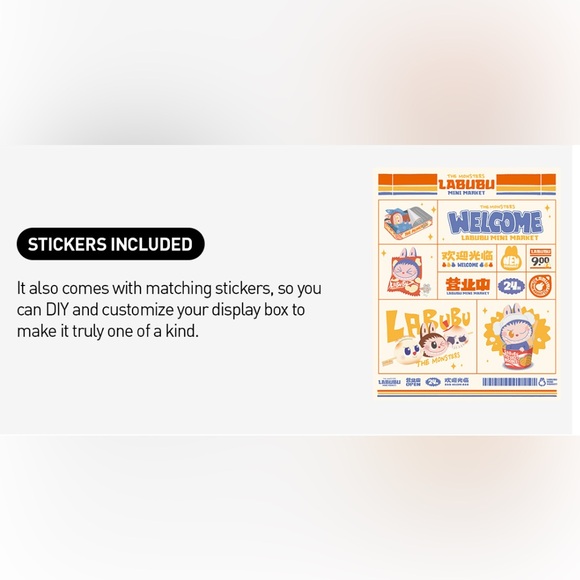 Authentic THE MONSTERS Labubu Wacky Mart Series - Display Container (Lights) - Picture 5 of 6